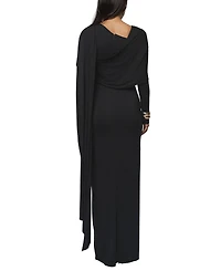 Jluxlabel Women's Glitz Asymmetric Maxi Dress