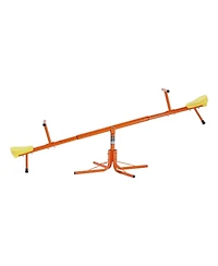 Sugift Kids Seesaw with 4-Prong Base & 360° Swivel Motion