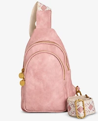 Style & Co Webbing Strap Small Sling Bag