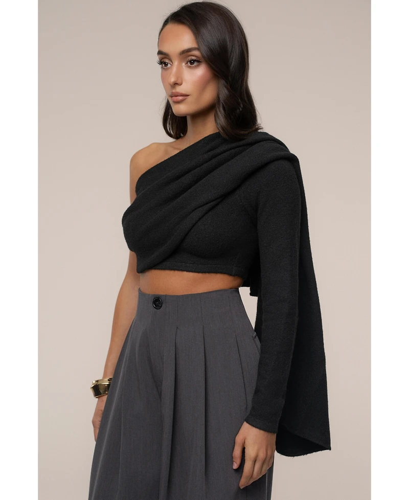 Jluxlabel Women's Capsule One Shoulder Top