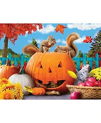 SunsOut Fall Feast 500 piece Jigsaw Puzzle for Adults Halloween