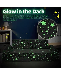 Costway 8 Pcs Modular Kids Play Couch with Handles Machine Washable Covers for Building Fort