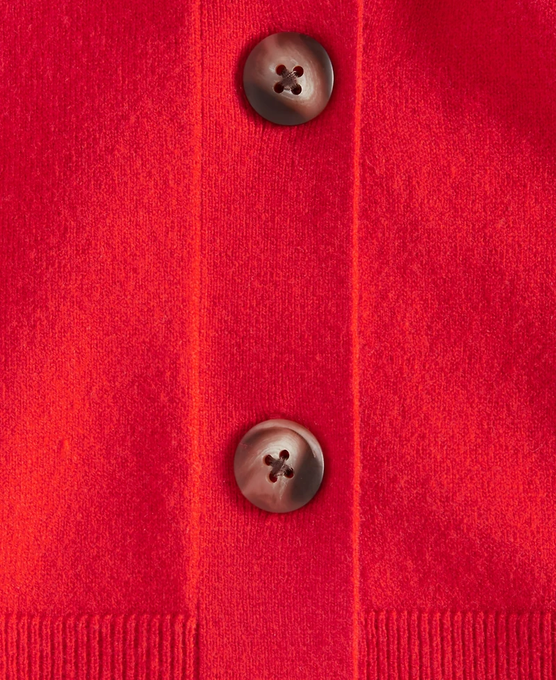 On 34th Women's Cropped Crewneck Cardigan, Macy's Exclusive