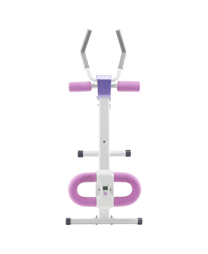 Sugift Ab Workout Machine 330 Lb Capacity Core Trainer Foldable Home Gym Equipment