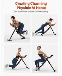 Sugfit Ab Workout Machine 440 Lb Capacity Core Trainer Foldable Home Gym Equipment