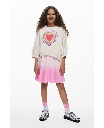 Desigual Girls Girls's Dress 2 1 heart