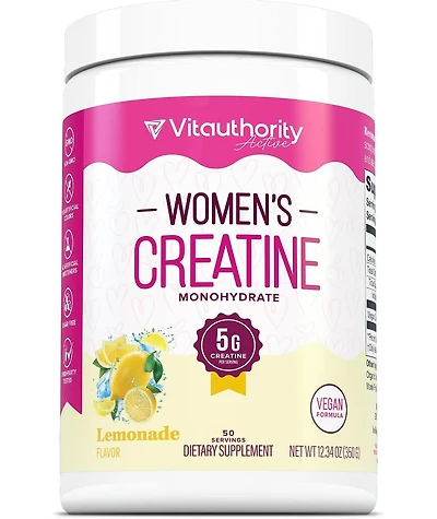 Vitauthority Women s Creatine Lemonade, 50 Servings
