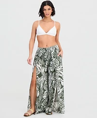 Dotti Women's Smocked-Waist Cover-Up Pants