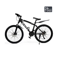 Artudatech -Inch 27-Speed Mountain Bike with Lock-Out Fork & Dual Disc Brakes for Versatile Riding
