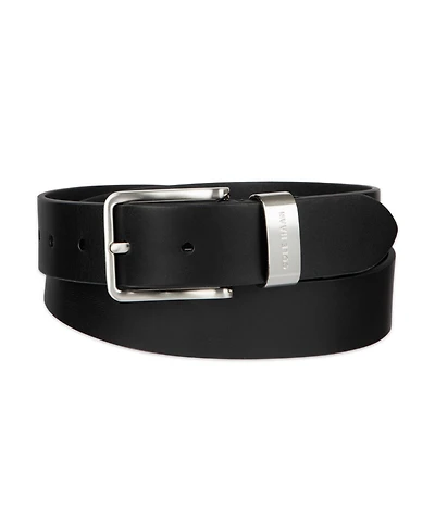 Cole Haan Men's Metal Loop Silver-Tone Belt