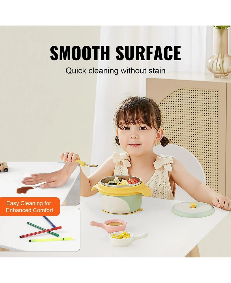 Slickblue Kids Table and 2 Chairs Set for Art Craft Reading and Learning Activities