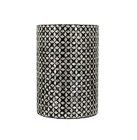 Slickblue Modern Cylindrical Accent Stool Table Stylish Geometric Design
