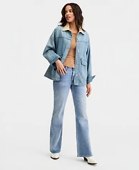 Free People Women's Lemon Oversized Denim Jacket