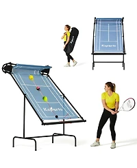 Ksports Racket Sports Indoor Outdoor Tennis Rebounder Net with Carry Bag