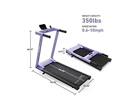 DeerRun All-New 2026 A1 Pro Move Smart Foldable Treadmill with 6% Incline 350Lbs, 10mph