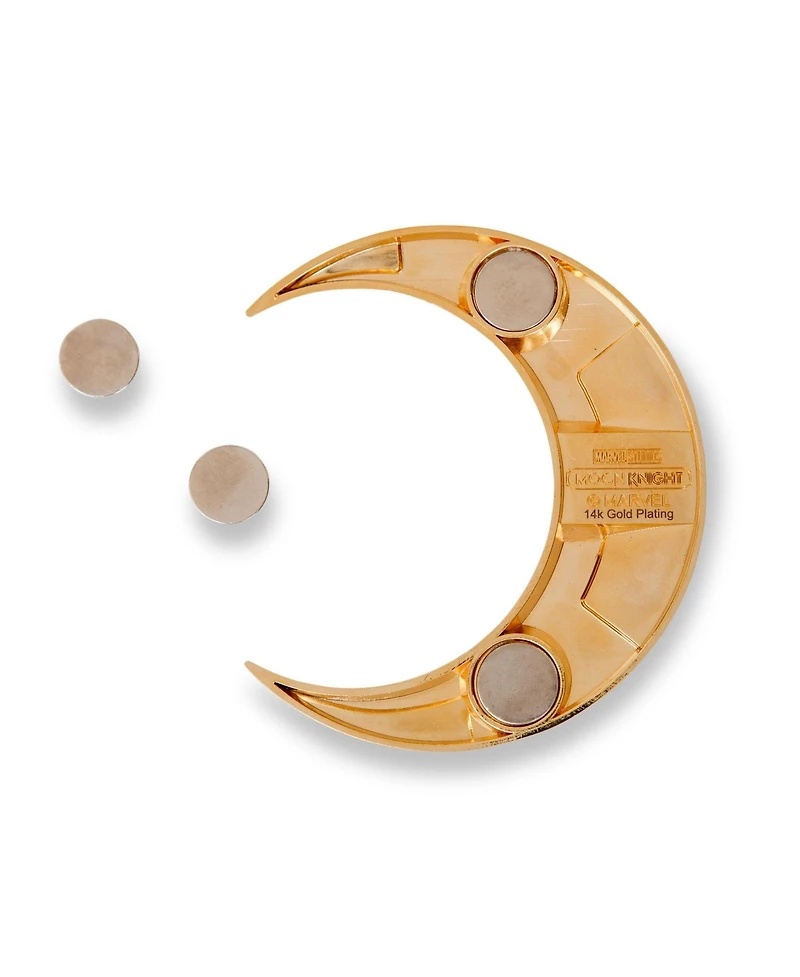 Marvel Studios Moon Knight 14KT Gold Crescent Blade Replica Limited Edition Enamel Pin Sdcc 2022 Exclusive | Metal Brooch Badge Accessories For Backpa