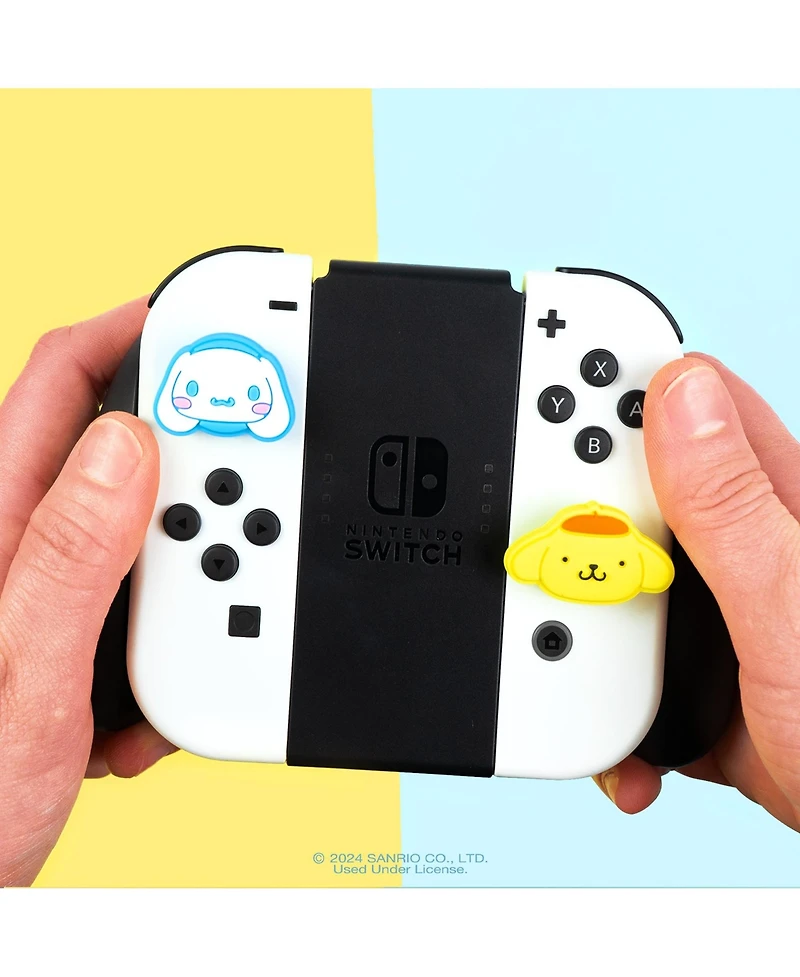 Hamee Hello Kitty and Friends Thumb Grips Compatible with Nintendo Switch Oled/Switch Lite, Character Joystick Grip Cover Caps