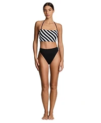 Lauren Ralph Women's Longline Bandeau Swimsuit Bra