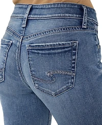 Silver Jeans Co. Women's Skinny Mid-Rise Girlfriend
