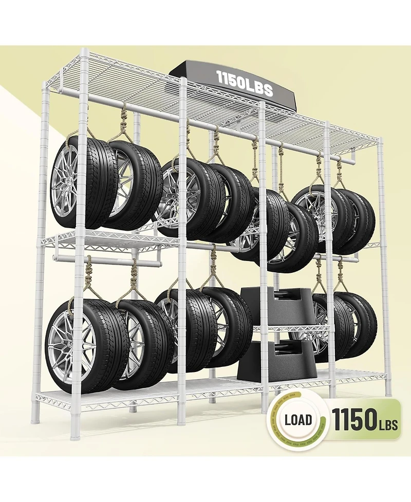 Raybee Clothing Racks for Hanging Clothes,Heavy Duty Clothes Rack with Shelves,Portable Closet Adjustable