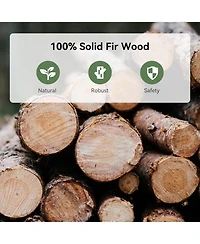 Tribesigns Solid Wood Console Table for Entryway, 70.9-Inch Extra Long Farmhouse Sofa Table Behind Couch