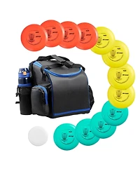 Sugift Disc Golf Set 12-Piece Starter Kit with Discs Marker and Backpack