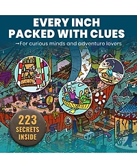 Quokka 1000 Piece Puzzle for Adults with 223 Hidden Secrets & Audio Story – Blush Lotus Kingdom