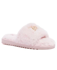 Juicy Couture Women's Herin Plush Logo Slippers