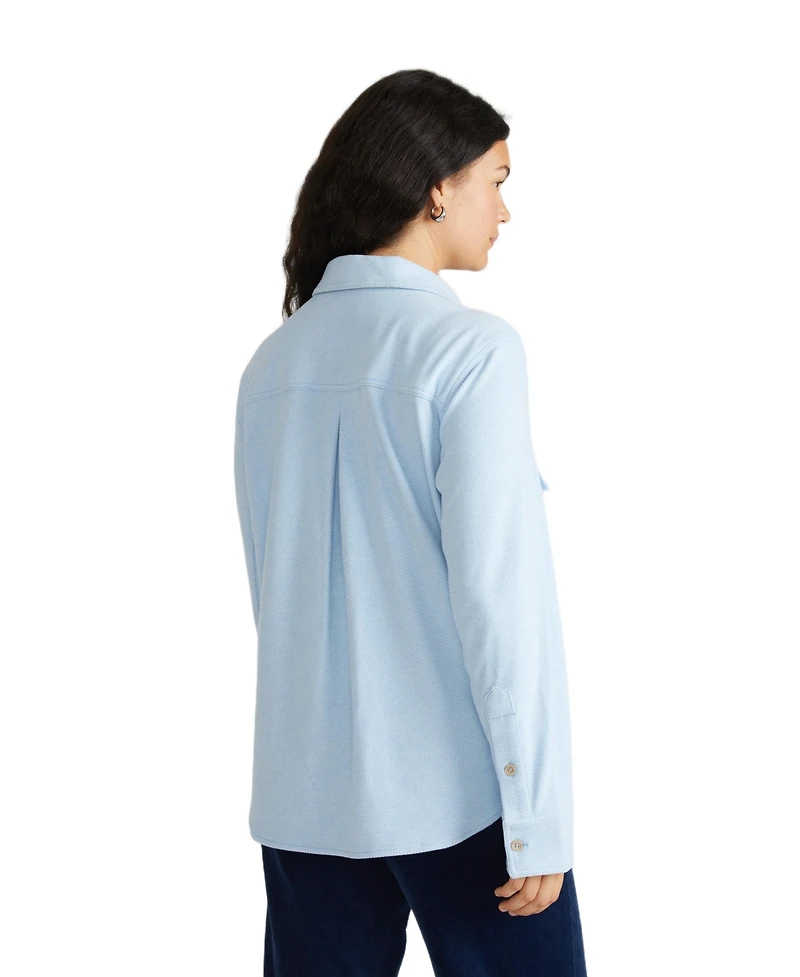 Universal Standard Plus Maine Stretch Flannel Shirt