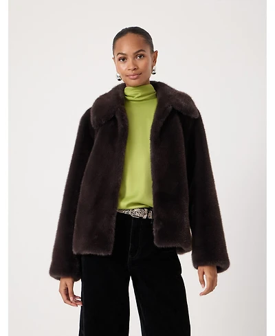 Hush Women's Freya Faux Fur Coat