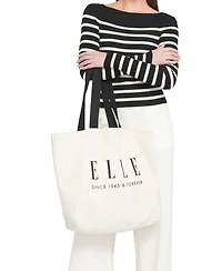 Elle Collection Printed Oversized Tote Totes Bag