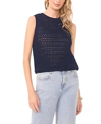 1.state Women's Sleeveless Crewneck Tank Top