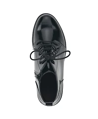 White Mountain Women's Tariq Lug Sole Lace-up Booties