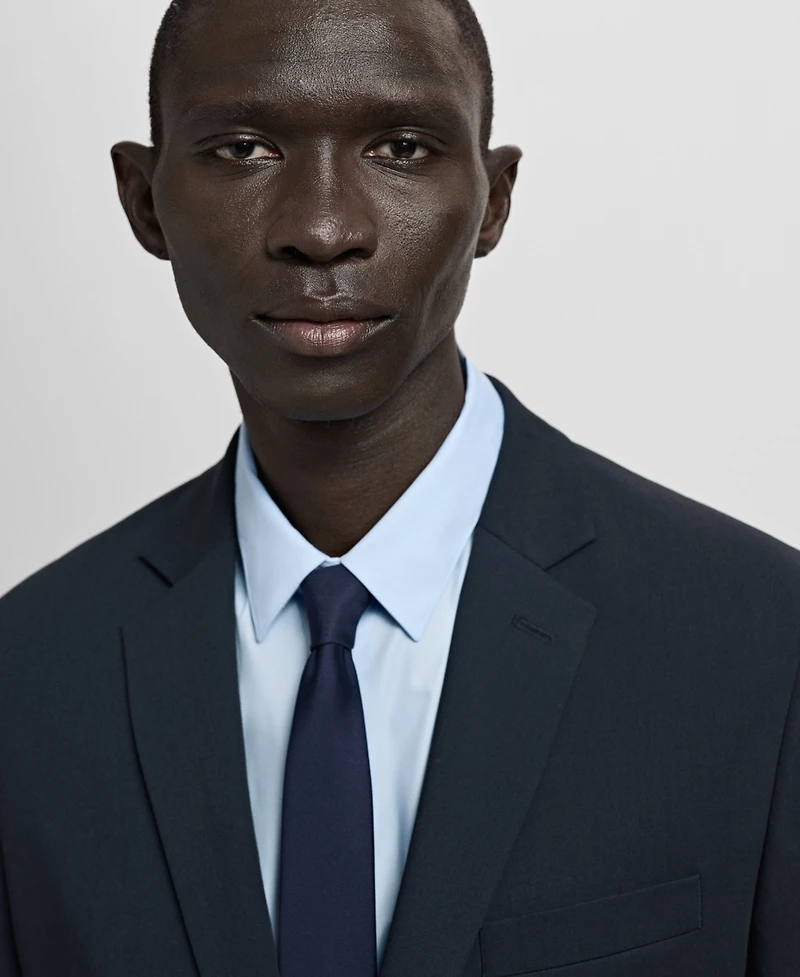 Mango Men's Stretch Fabric Super Slim-Fit Suit Jacket