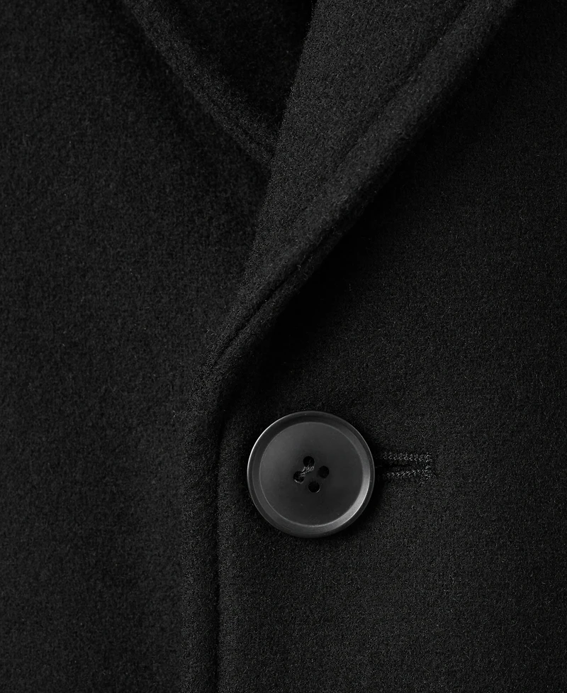 Mango Men's Lightweight Wool Coat