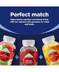 Men Multivitamins Gummies, Orange, Cherry, Strawberry, 90ct