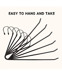 BP4U Open-Ended Heavy Duty Metal Pants Hangers