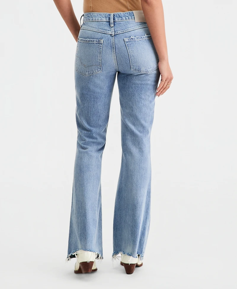 Free People Women's West Coast Relaxed Straight Fit Jeans