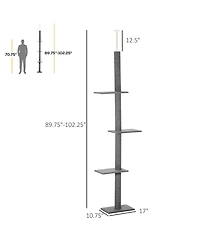 Aostirmotor Cat Tree with with Sisal-Covered Scratching Posts
