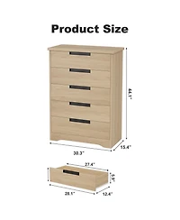 gaomon 5 Drawer Dresser for Bedroom