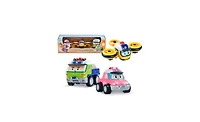 Robocar Poli Die-Cast Rescue Vehicle Set (Droney, Sandy, Keaton) | Perfect Birthday Toy Car Gift for Kids' Role Play & Learning