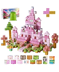 Mecale Magnetic Blocks 100-Piece Princess Castle Magnetic Cube Building