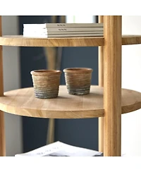 tikamoon Poline shelving unit in teak 170