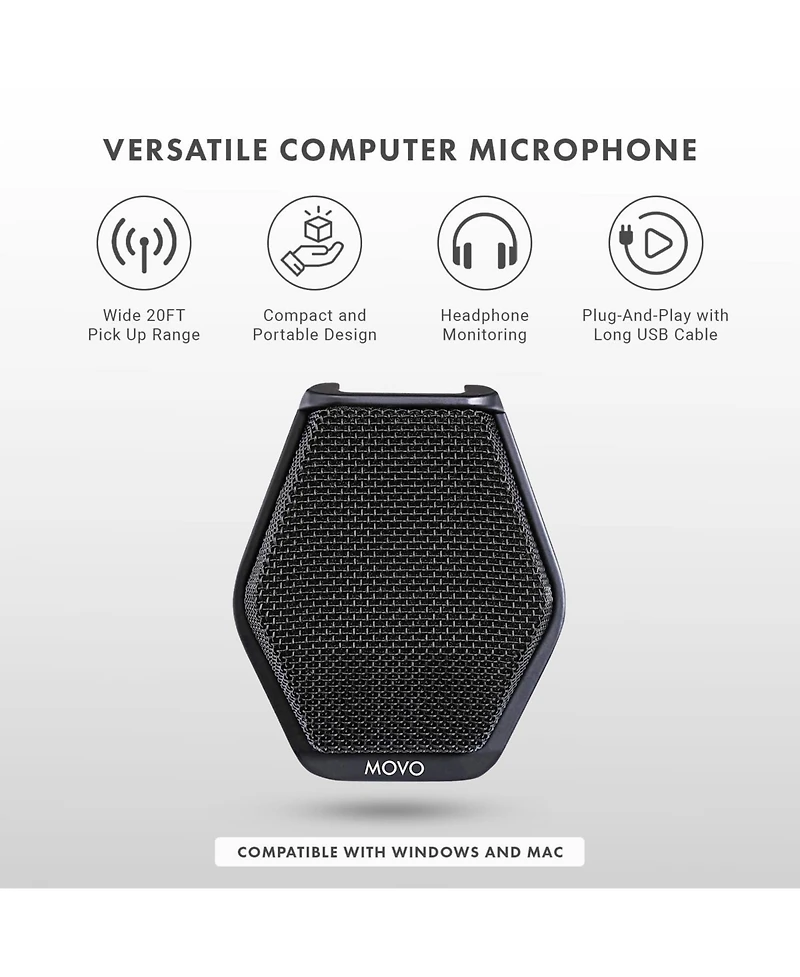 Movo MC1000 Conference Usb Microphone