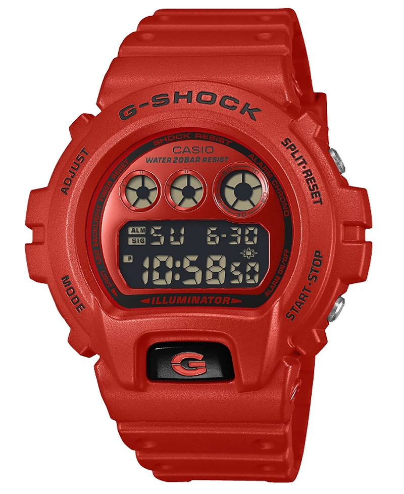 G-Shock Men's Japanese Quartz Red Resin Watch 50mm