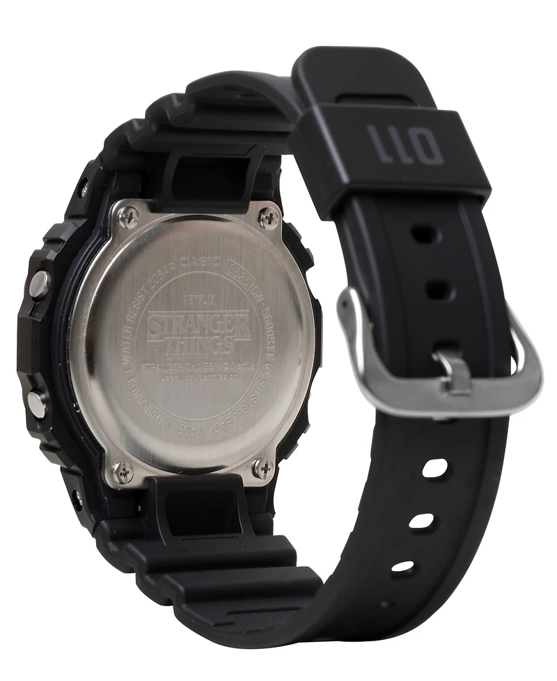 G-Shock Men's Japanese Quartz Black Resin Stranger Things Limited Edition Watch 42.8mm