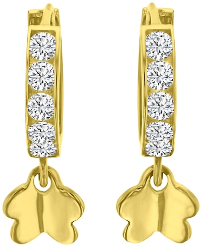 Macy's Cubic Zirconia Butterfly Baby Huggie Earrings