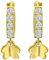 Macy's Cubic Zirconia Butterfly Baby Huggie Earrings