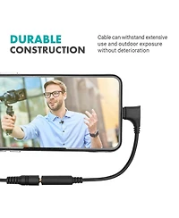 Movo Ima-3 Female 3.5mm Trrs to Lightning Adapter