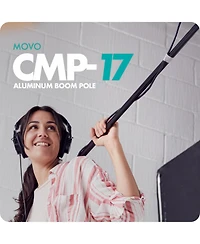 Movo Cmp-17 Professional 9.8' Aluminum Boom Pole for Shotgun Microphones